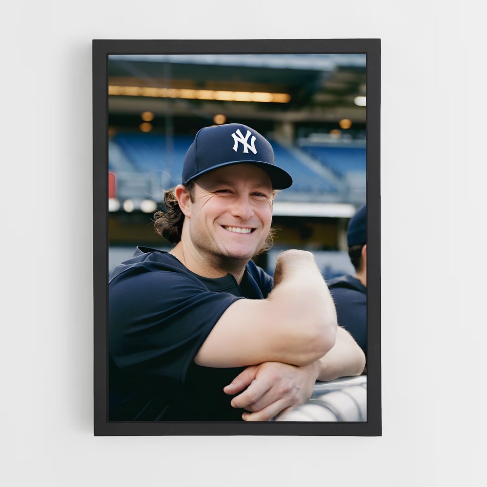 Poster Gerrit de cole – affiche Baseball (vue 2)